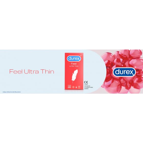 Durex Feel Ultra Thin - ultra přirozený pocit (10ks)