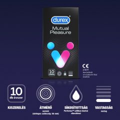 Durex Mutual Pleasure - zpožďující kondom (10 ks)