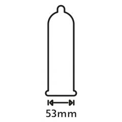 Secura Extra Fun - tečkovaný kondom - 53mm (12ks)