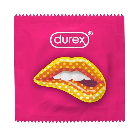 Durex Pleasure Me - vroubkovaný a tečkovaný kondom (10 ks)