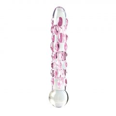 Pipedream Icicles No. 7 - skleněné dildo s perličkami