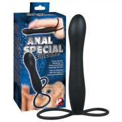   You2Toys Anal Special - silikonové připínací dildo - černé