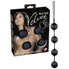   You2Toys Black Balls Velvet - venušine guličky v čiernej farbe