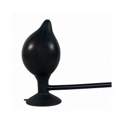   You2Toys True Black Inflatable Butt Plug - balón s přísavkou