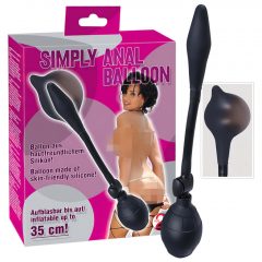   You2Toys Simply Anal Balloon - nafukovací anální tyč (černá)