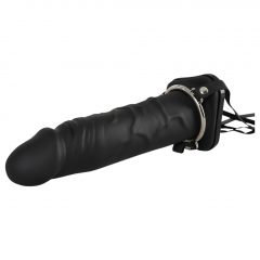   You2Toys Inflatable Strap-On - duté silikonové dildo (černé)