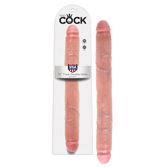 Pipedream King Cock Thick Double Dildo - dvojité dildo (41 cm)