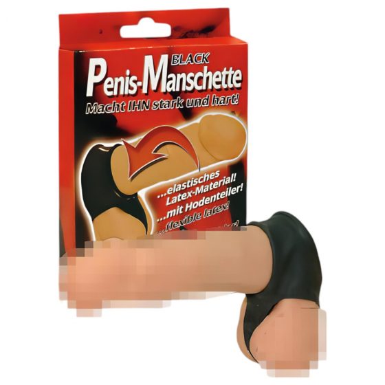 You2Toys Penis Cuff black - manžeta na penis a semenníky