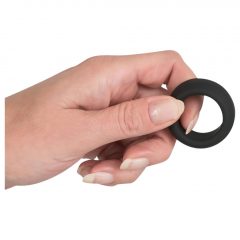   You2Toys Black Velvet Cock Ring - krúžok na penis (2,6cm) čierny