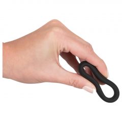   You2Toys Black Velvet Cock Ring - kroužek na penis (3,8cm) černý