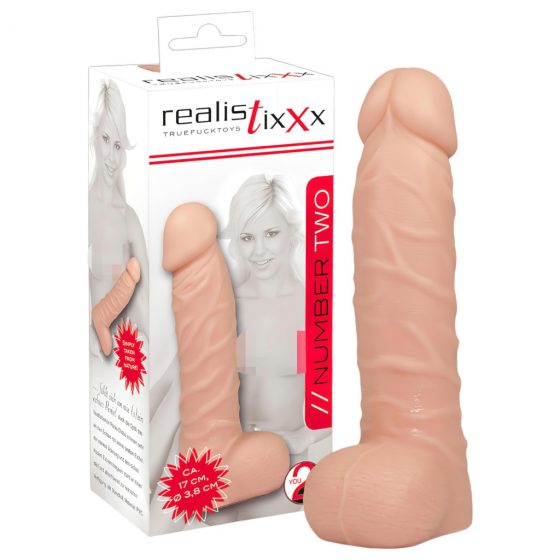 You2Toys Realistixxx Number Two - realistické dildo (17 cm)