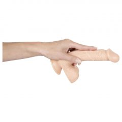   You2Toys European Lover - dildo s varlaty - střední velikosti (tělová barva)