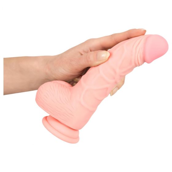 Medical Silicone Dildo - dildo z lékařského silikonu (20 cm) - tělová barva