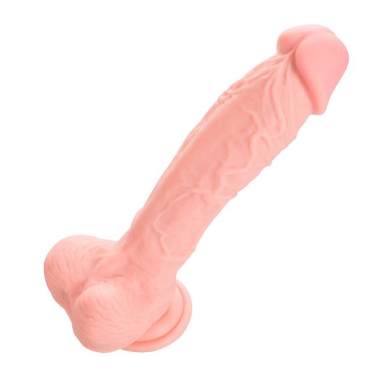 Medical Silicone Dildo - dildo z lékařského silikonu (24 cm) - tělová barva