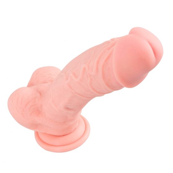 Medical Silicone Dildo - dildo z lékařského silikonu (24 cm) - tělová barva