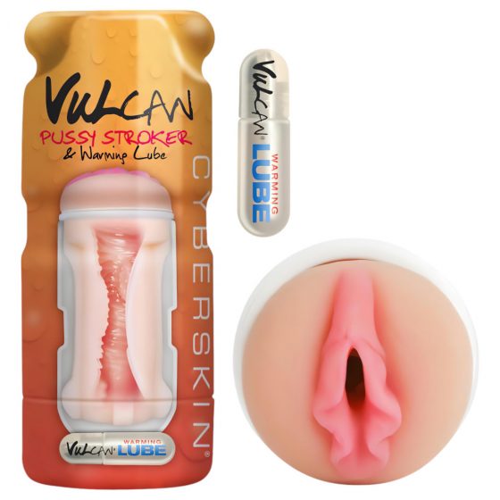 Vulcan Pussy Stroker - realistická umelá vagína, masturbátor (telová farba)