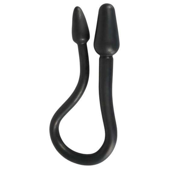 Rebel Double Plug - dvojité anální dildo (černé)