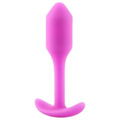   b-vibe Snug Plug 1 – anální kolík s vnitřní zátěží (55g) – růžový