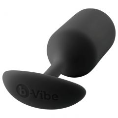   b-vibe Snug Plug 3 - dvojitý anální kolík (180g) - černý