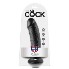 King Cock 8 dildo (20 cm) - černá