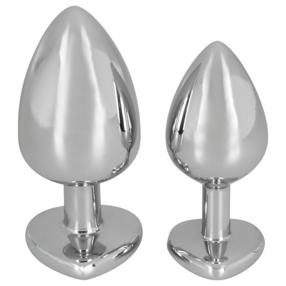 You2Toys - Diamond 85g Aluminum Dumbbell - dildo (červeno-stříbrné)