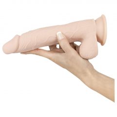   Nature Skin Medium Bendable Dildo- realistické dildo s přísavkou - tělová barva (střední)