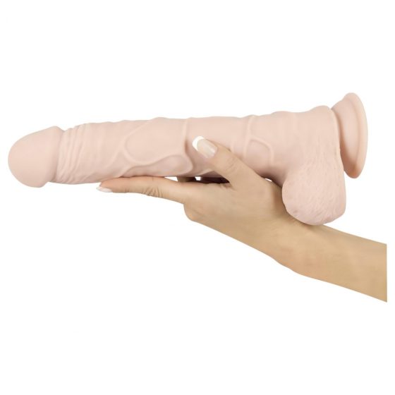 Nature Skin Large - realistické dildo s přísavkou - tělová barva (velké)