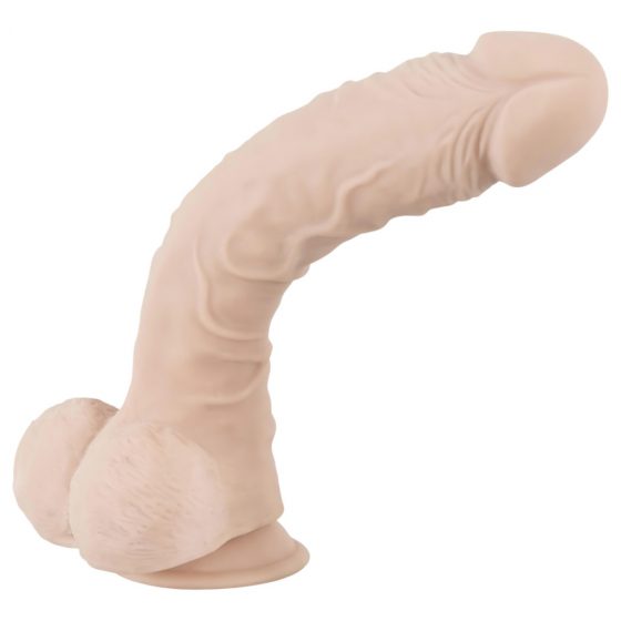 Nature Skin Large - realistické dildo s přísavkou - tělová barva (velké)