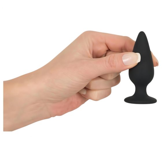 Black Velvet Heavy - 40g-ové anální dildo (černé)