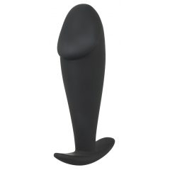 Black Velvet Butt Plug - anální dildo (černé)