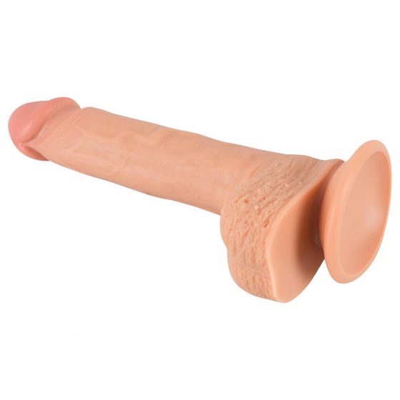 realistixxx real lover medium - realistické dildo s přísavkou (22cm) - tělová barva