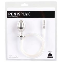   Piss to Ass Plug - dutý anální kolík s dilatátorem močové trubice