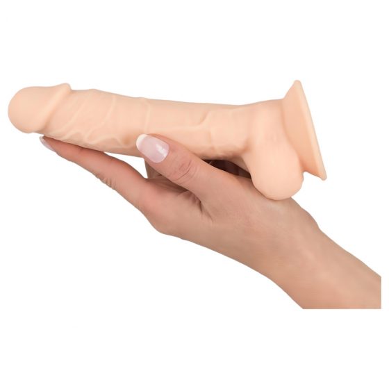 Silexd 7 - umělý penis s přísavkou - 17,5 cm (přírodní barva)