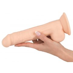 Silexd 9,5 - dildo s přísavkou - 24cm (tělová barva)