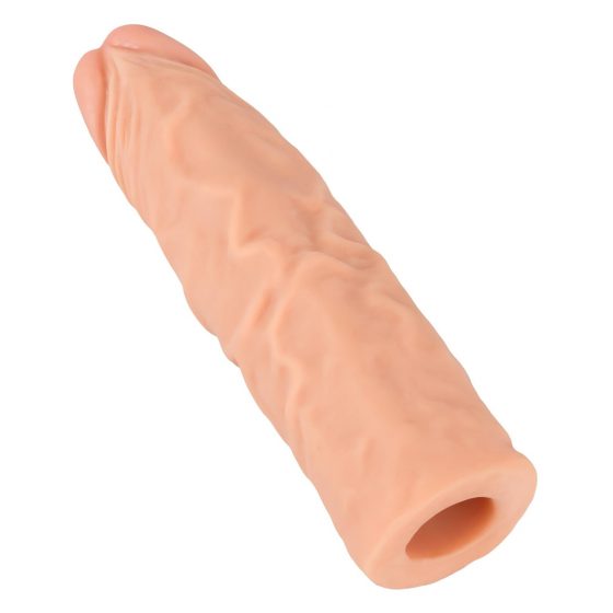 Nature Skin - prodlužující, zhrubšující návlek na penis (19,5cm)