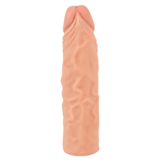 Nature Skin - prodlužující, zhrubšující návlek na penis (19,5cm)