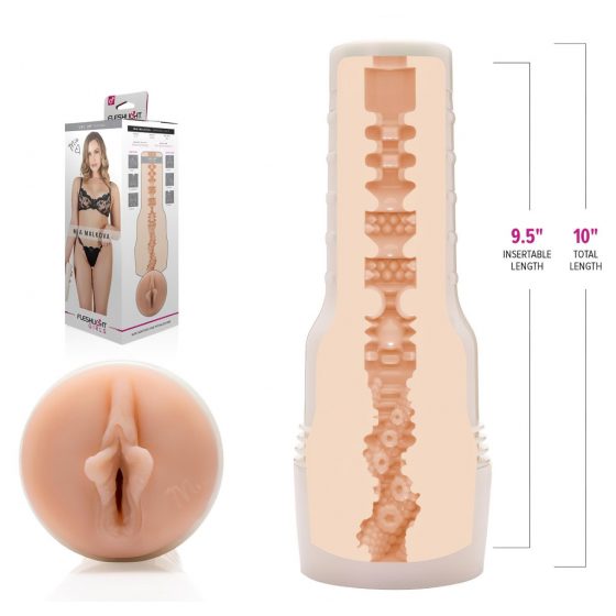 Fleshlight Mia Malkova LVL Up - realistická vagína (tělová barva)