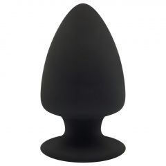 Silexd M - přizpůsobivé anální dildo - 11cm (černé)