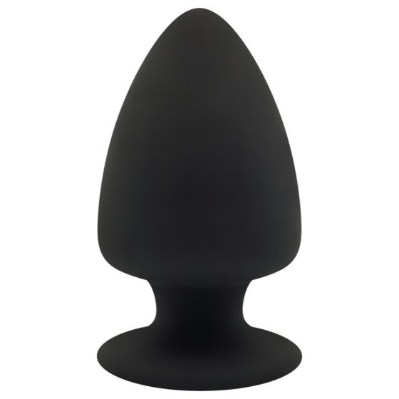 Silexd M - přizpůsobivé anální dildo - 11cm (černé)