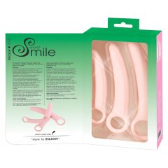   SMILE - Vaginální trenažéry - sada vibrátorů - růžová (3 kusy)