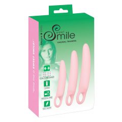   SMILE - Vaginální trenažéry - sada vibrátorů - růžová (3 kusy)