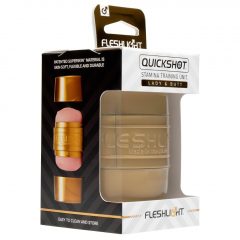   Fleshlight Quickshot Stamina Training Unit Lady & Butt - mini vagína a anus (růžová)