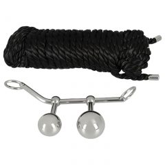   You2Toys Bondage Plugs - kovové rozpínací kuličky (149g) - stříbrné