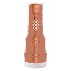   Fleshlight Autumn Falls Cream - realistická vagína (tělová barva)