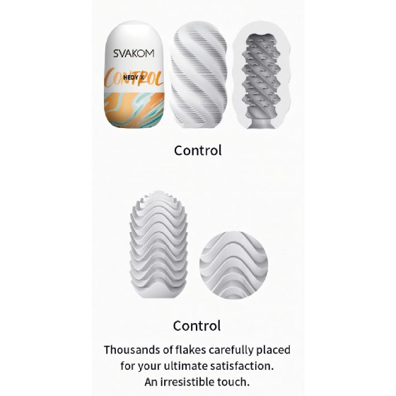 Svakom Hedy X Confidence - sada masturbačních vajíček (5ks) - Control