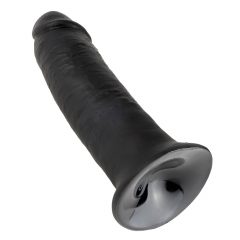 King Cock 10 - velký přísavný dildo (25 cm) - černý