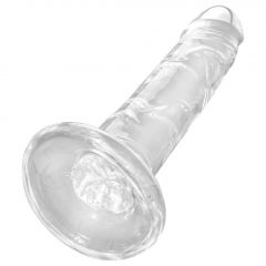 King Cock Clear 6 - lepivé dildo (15 cm)