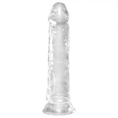 King Cock Clear 8 - velké dildo s přísavkou (20cm)