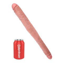   Pipedream King Cock 16 Tapered Double Dildo - realistické oboustranné dildo (41cm) - tělová barva"