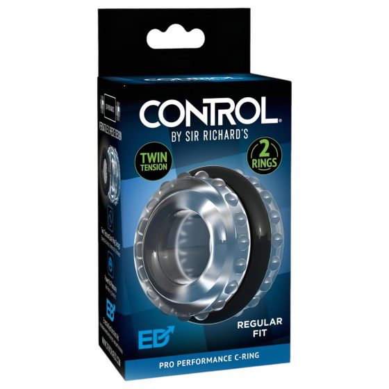 Control Pro Performance C-Ring - variabilní erekční kroužek (průhledný)